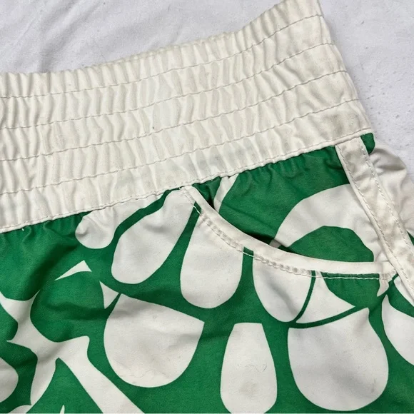 Y2K Vintage Roxy Green Floral Swim Shorts - Picture 4 of 8